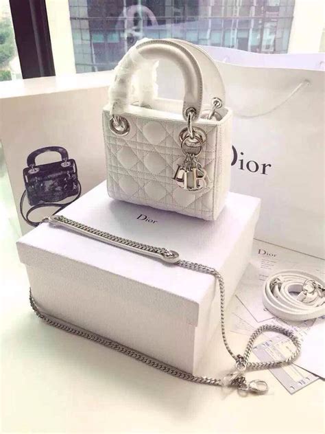 small white lady dior|Lady Dior small dimension.